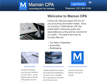 Tablet Screenshot of maman-cpa.com